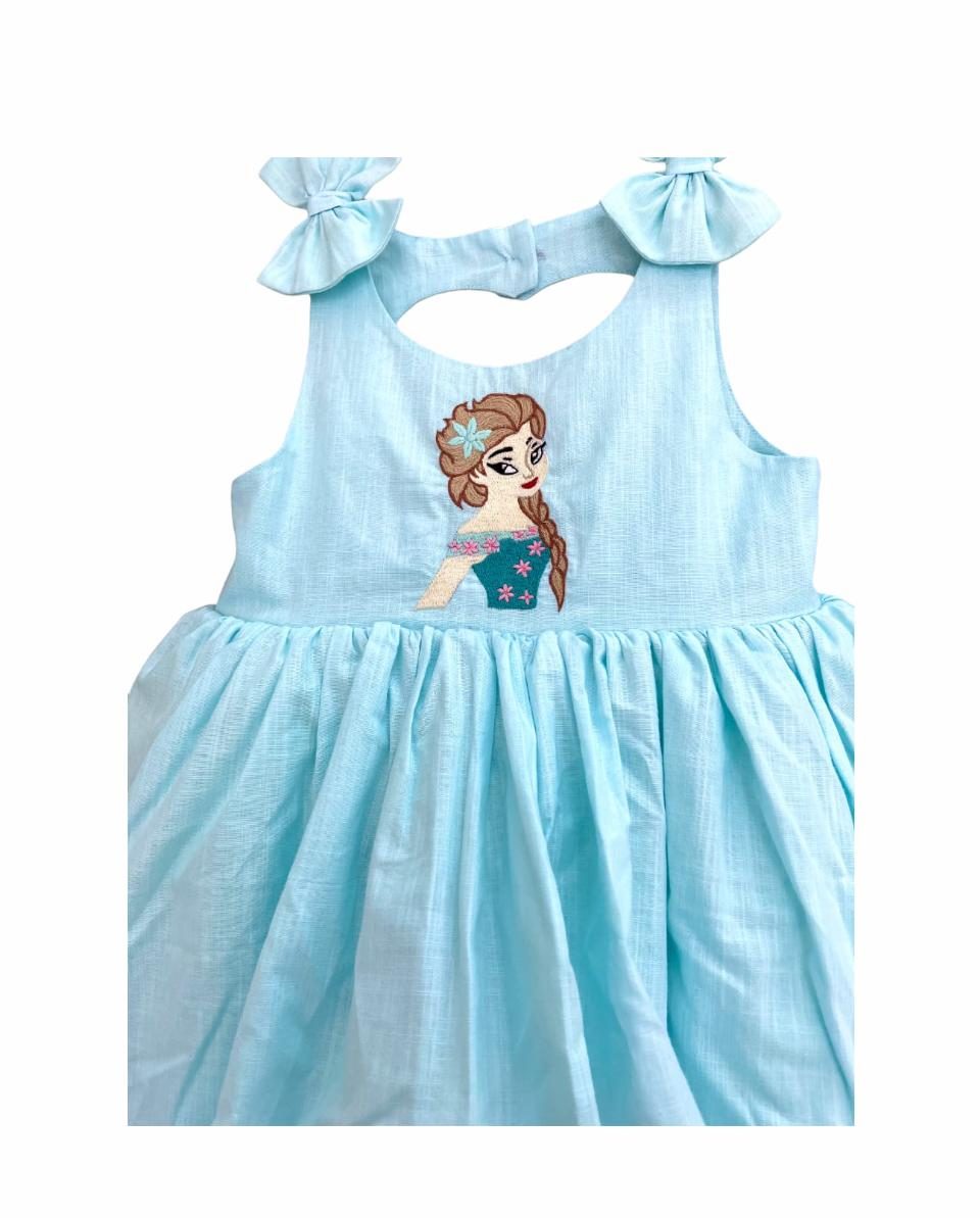 ArthLife Elsa Embroidered Dress - Distacart
