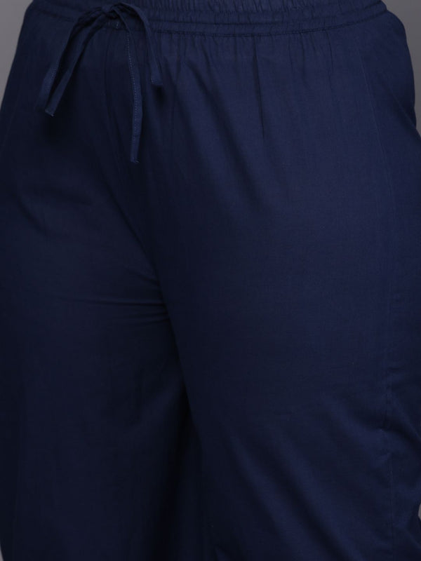 Sztori Women Leheriya Printed Pure Cotton Straight Kurta & Palazzos With Dupatta - Distacart