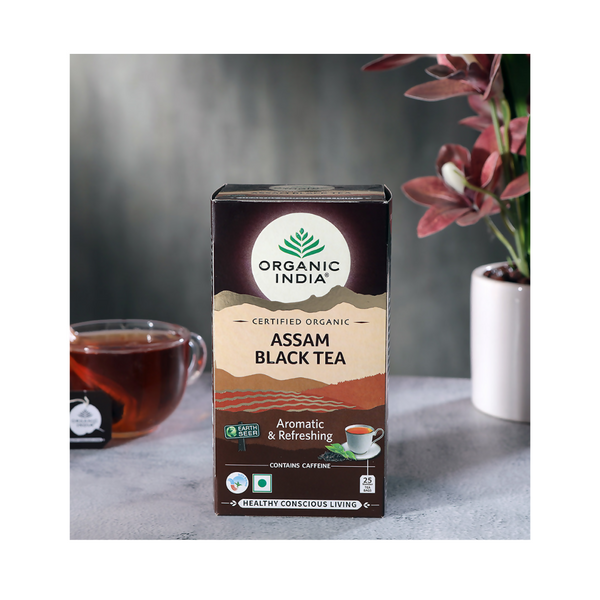 Organic India Assam Black Tea Bags - Distacart