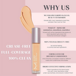 Thumbnail for House Of Makeup Zoom In Crease-Free, Creamy Concealer - FL01 Fair To Light Skin Tone - Distacart