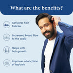 Thumbnail for Man Matters Derma Roller 1.00 mm With 540 Titanium Alloy Needles - Promotes Beard Growth & Reduces Acne Scars - Distacart