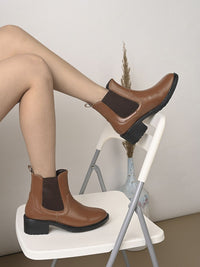 Thumbnail for Roadster The Lifestyle Co Block-Heeled Chelsea Boots
