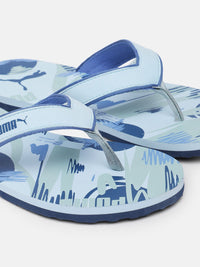 Thumbnail for Puma Women Terra Colourblocked & Brand Logo Print Thong Flip-Flops