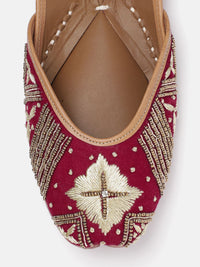 Thumbnail for House of Pataudi Women Embellished Mojaris
