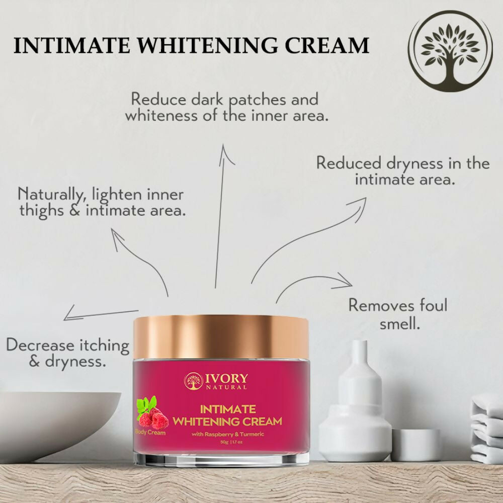 Ivory Natural Intimate Whitening Cream For Lighten Dark Areas, Inner Thigh - Distacart