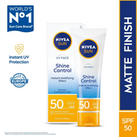 Thumbnail for Nivea Sun Shine Control SPF 50 Sunscreen Ultra Matte, No White Cast, Instant UV Protection