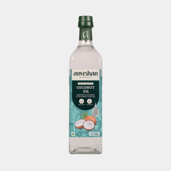 Anveshan Wood Pressed Coconut Oil - Distacart