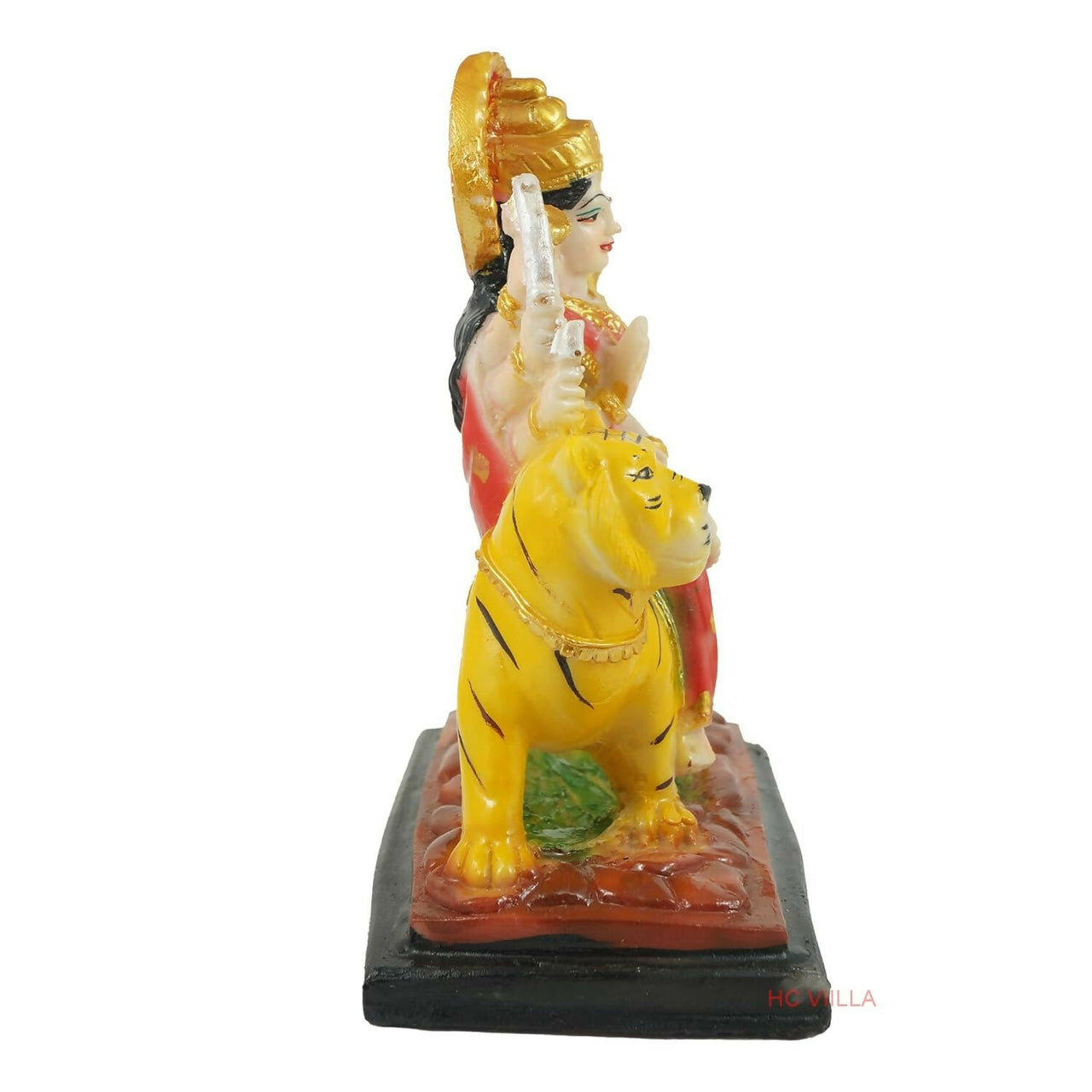Hc Villa Polyresin Sherawali Mata Durga Maa Murti Statue - Distacart