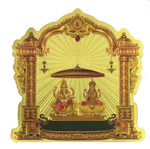 Thumbnail for Stickerbazaar Micro Golden Mandir Sticker Regular - Distacart