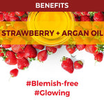 Thumbnail for Nykaa Skin Secrets Exotic Indulgence Strawberry + Argan Oil Sheet Mask For Blemish - Free Skin - Distacart