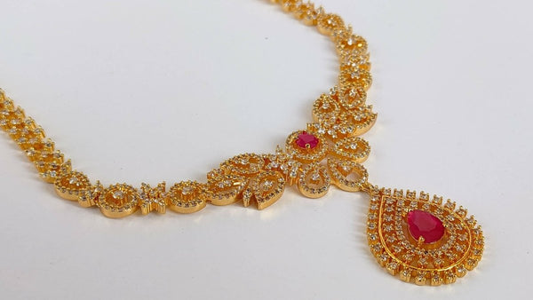 AD Ruby Necklace - Distacart