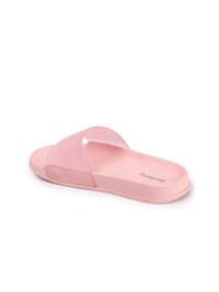 Thumbnail for DressBerry Women Pink Embellished Sliders