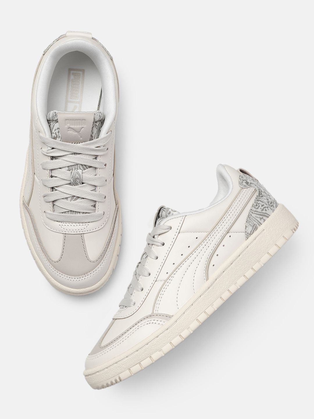 Puma Women PREMIER COURT PAISLEY Leather Sneakers
