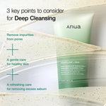 Thumbnail for Anua Heartlef Quercetinol Pore Deep Cleansing Foam - Korean Skincare - Distacart
