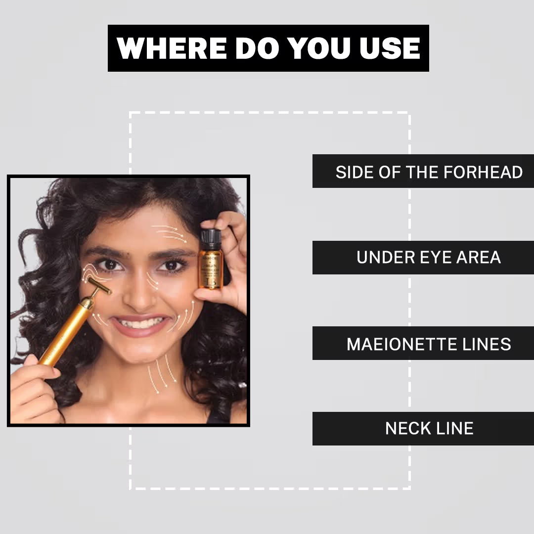 House of Beauty 24K Face Massager - Distacart