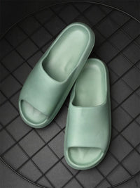 Thumbnail for Roadster The Lifestyle Co. Women Green Sliders Flip Flops