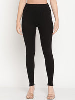 Thumbnail for TAG 7 Pack of 2 Black Ankle Length Leggings - Distacart