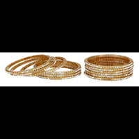Thumbnail for Afast Bridal Wedding & Party Fashionable Colorful Glass Bangle/Kada Set, Pack Of 12 - Distacart