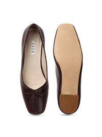 Thumbnail for ELLE Block Pumps With Bows