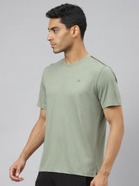 Thumbnail for Alcis Men Drytech+ Anti-Static Slim-Fit Round Neck Running T-Shirt - Distacart