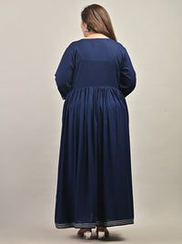 Thumbnail for Swasti Ethnic Printed Maxi Dress