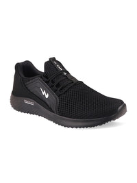 Thumbnail for Campus Men Black Mesh Running Shoes