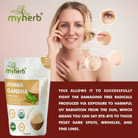 Thumbnail for Myherb Pure Natural Organic Ashwagandha Powder