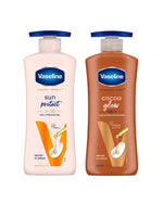 Thumbnail for Vaseline Cocoa Glow & Sun Pollution Protection SPF 30 Body Lotion Combo - Distacart