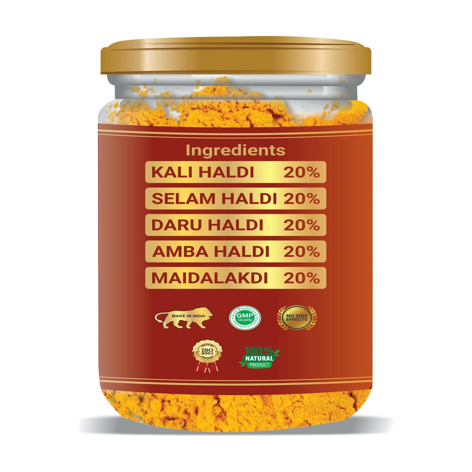 Vaidban Pancham Haldi (Organic Haldi Powder) - Distacart