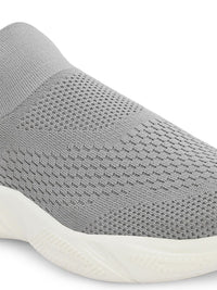 Thumbnail for HRX by Hrithik Roshan Men Grey PU Foam Bounce Back Walking Shoes