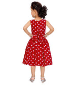 Thumbnail for Asmaani Kids Party Wear Stylish Dresses, Perfect for Parties, Functions & Vacations - Red