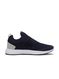 Thumbnail for Puma Men Navy Blue Woven Design Skipper Sneakers