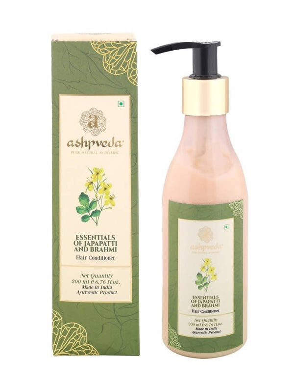 Ashpveda Essentials of Japapatti and Brahmi Hair Conditioner - Distacart