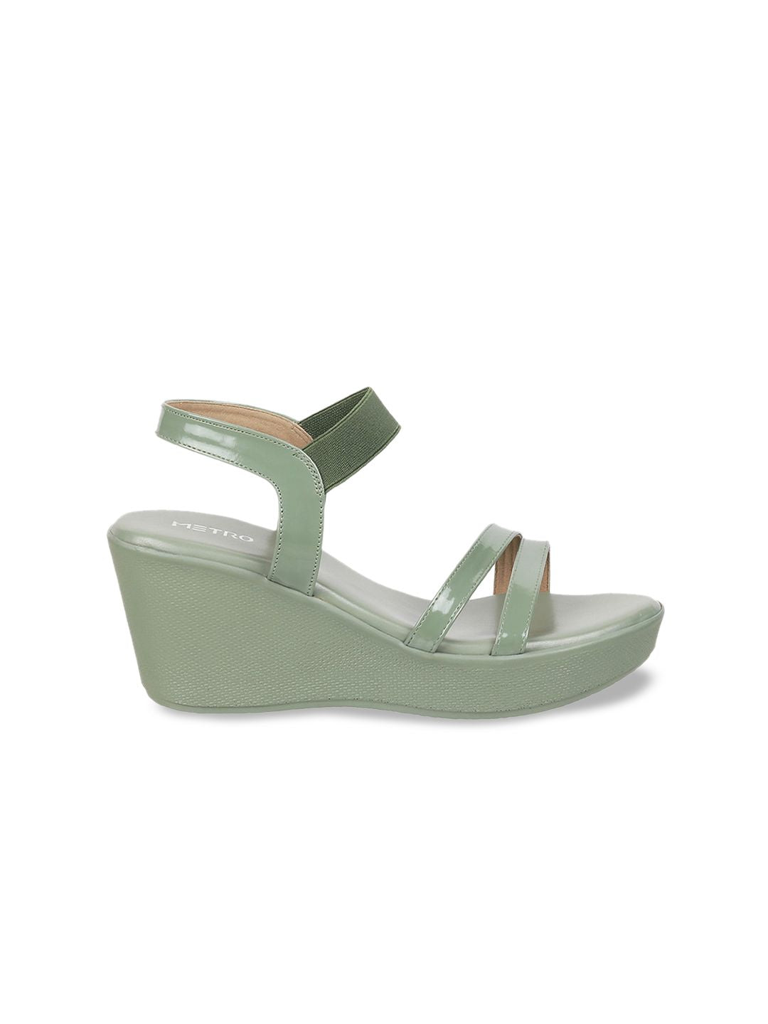 Metro Open-Toe Wedge Heels