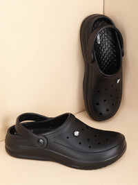 Thumbnail for Roadster Nuo Men Black Clogs Flip Flops
