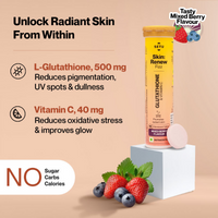 Thumbnail for Setu Skin Renew Fizz Glutathione & Vitamin C Effervescent Tablets