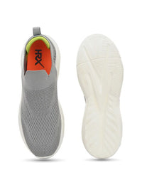 Thumbnail for HRX by Hrithik Roshan Men Grey PU Foam Bounce Back Walking Shoes