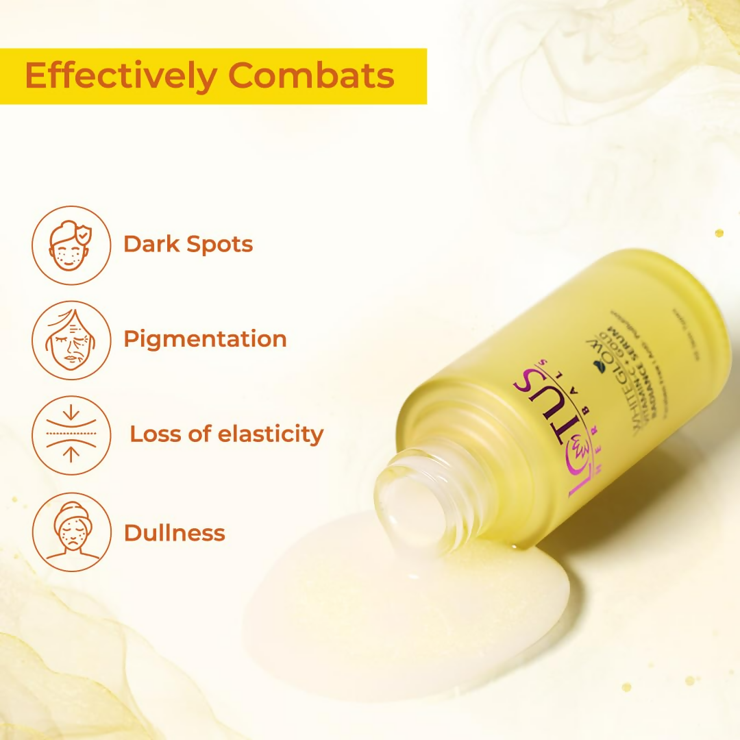 Lotus Herbals WhiteGlow Vitamin C and Gold Radiance Face Serum - Distacart