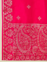 Thumbnail for Soch Floral Printed Beads and Stones Kurta with Trousers & Dupatta - Distacart