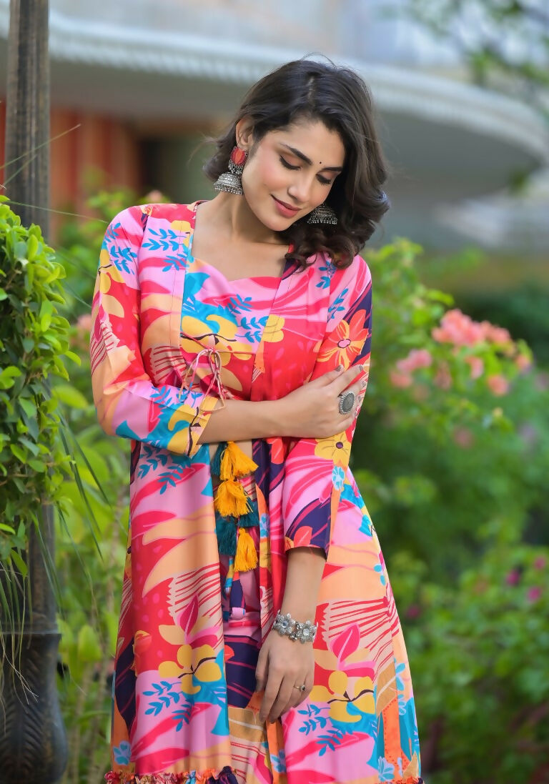 Designer Stylish Multi Ab Cotton Stitched jacket Style - Anbazaar - Distacart