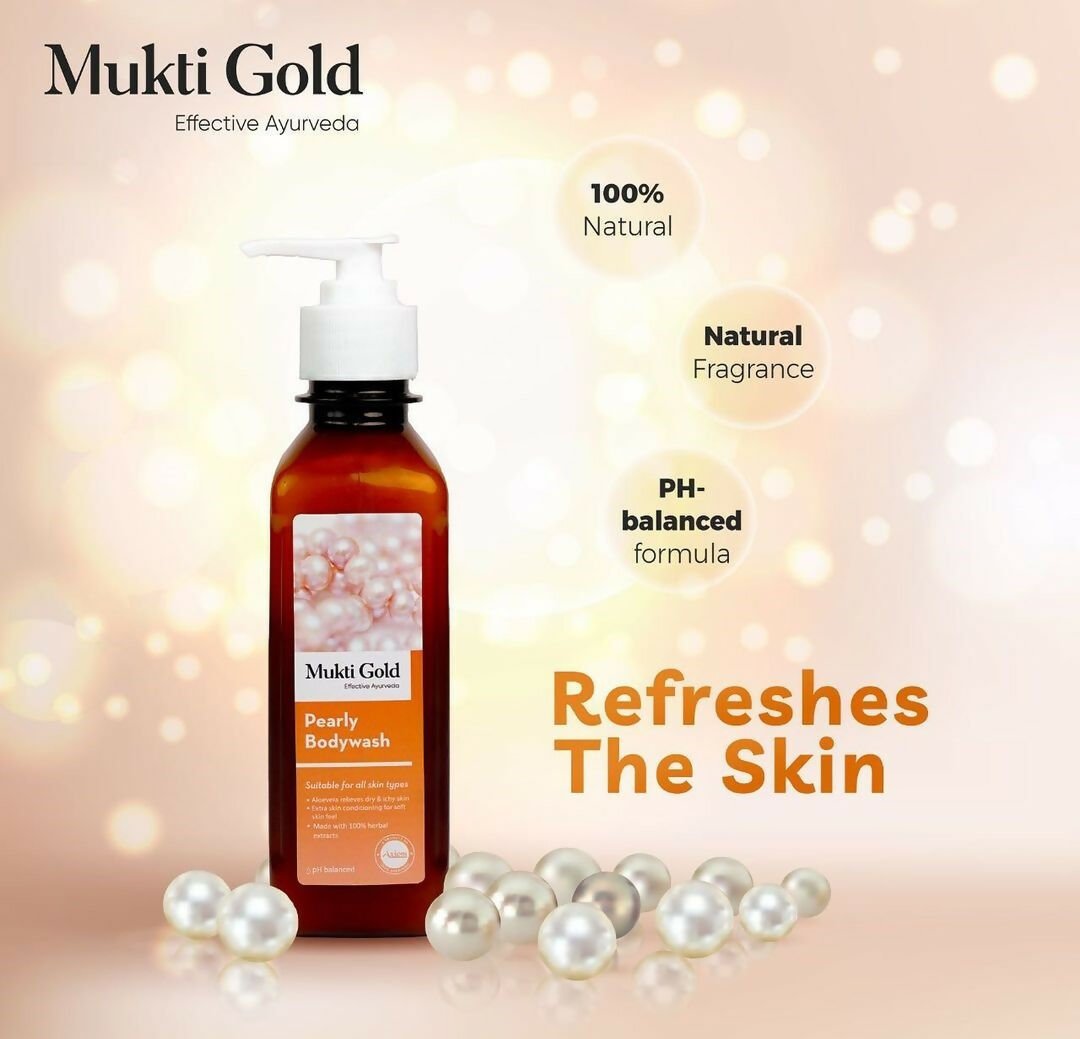 Axiom Mukti Gold Pearly Body Wash - Distacart