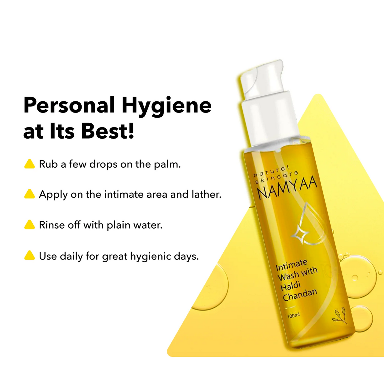 Namyaa Haldi Chandan Intimate Hygiene Wash - Distacart