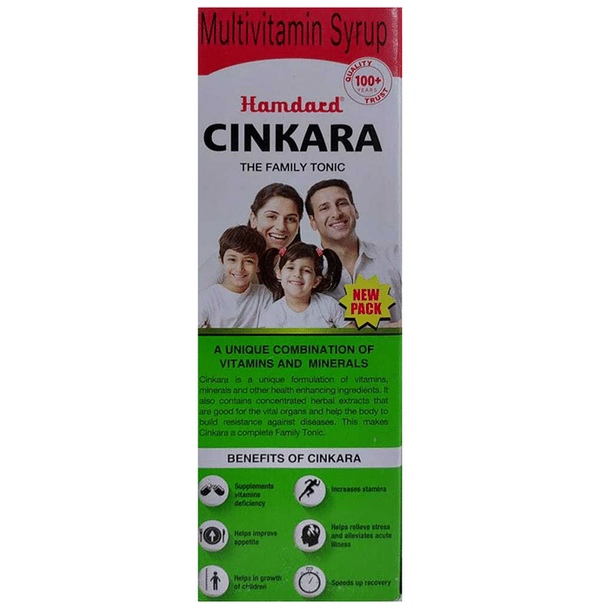 Hamdard Cinkara Multivitamin Syrup - Distacart