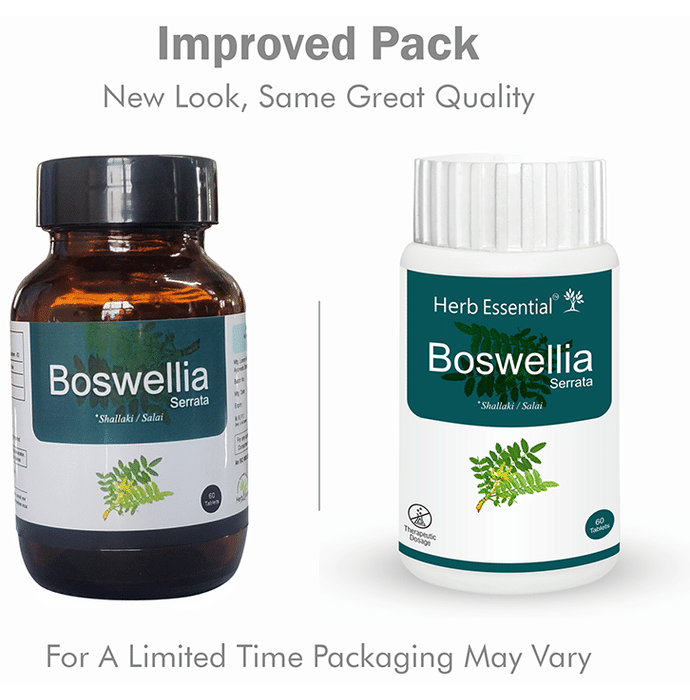 Herb Essential Boswellia Serrata Tablets - Distacart