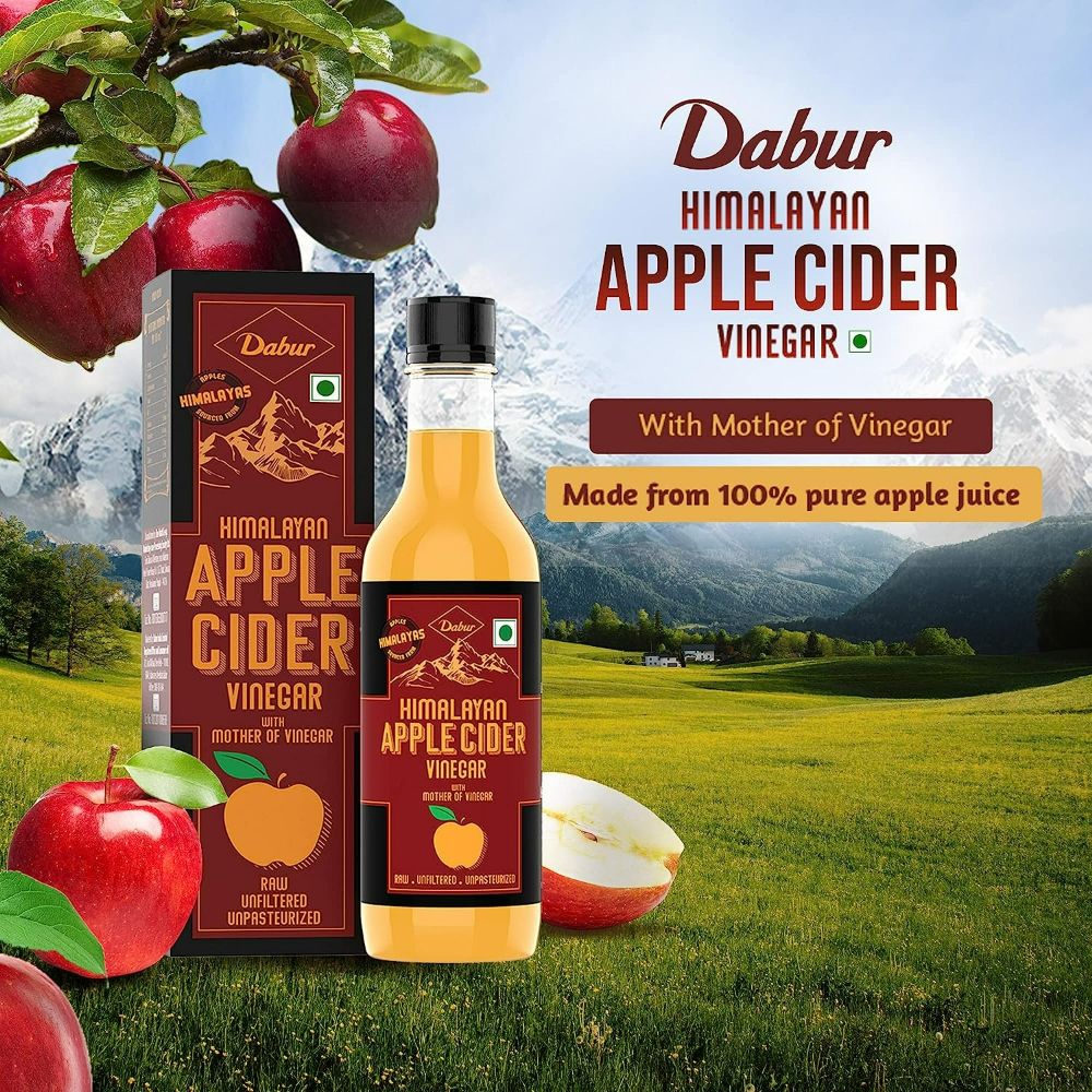 Dabur Himalayan Organic Apple Cider Vinegar with Mother Of Vinegar - Distacart