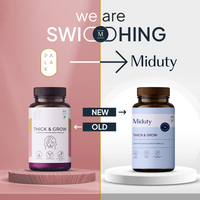 Thumbnail for Miduty by Palak Notes Thick & Grow Capsules - Distacart