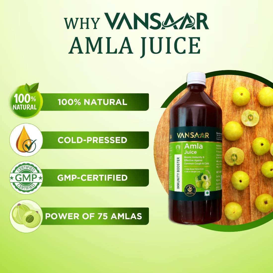 Vansaar Amla Juice - Distacart