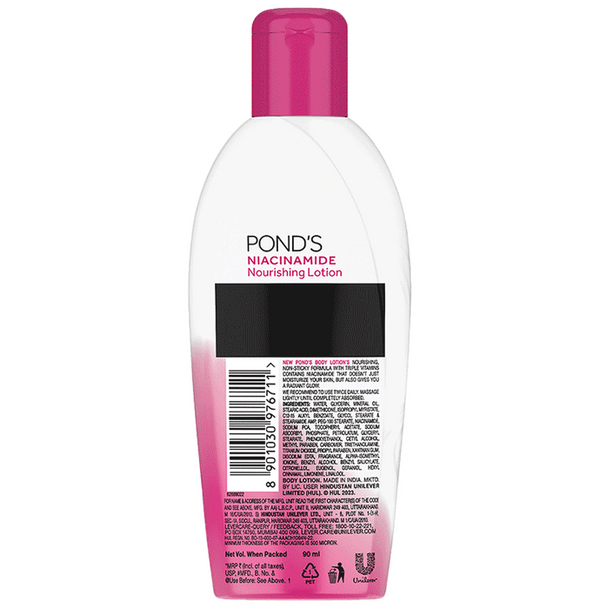 Ponds Triple Vitamin Silky Smooth Skin Moisturising Lotion - Distacart