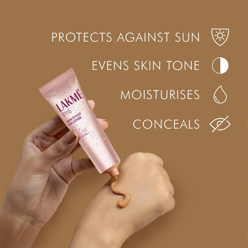 Lakme 9To5 Complexion Care Cream - Beige - Distacart
