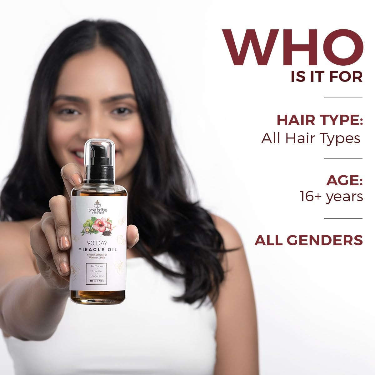 The Tribe Concepts 90 Day Miracle Hair Oil - Distacart